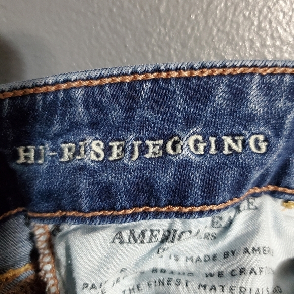 AEO American Eagle Outfitters Hi Rise Jegging Jeans Size 0 - Picture 8 of 8